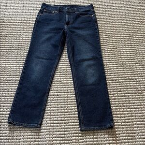GAP High Rise Blue Jeans with Classic Straight-Leg Fit
